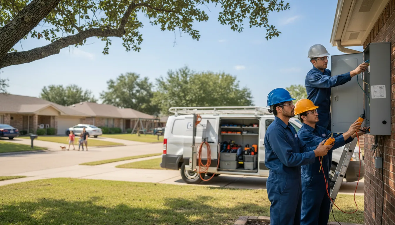 Certified electrician providing emergency electrical services in Flowery Branch, GA